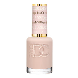 DND DC Nail Lacquer - 302 Nude Colors - Blush Village by DND DC sold by DTK Nail Supply