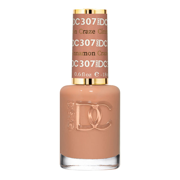 DND DC Nail Lacquer - 307 Brown Colors - Cinnamon Craze by DND DC sold by DTK Nail Supply