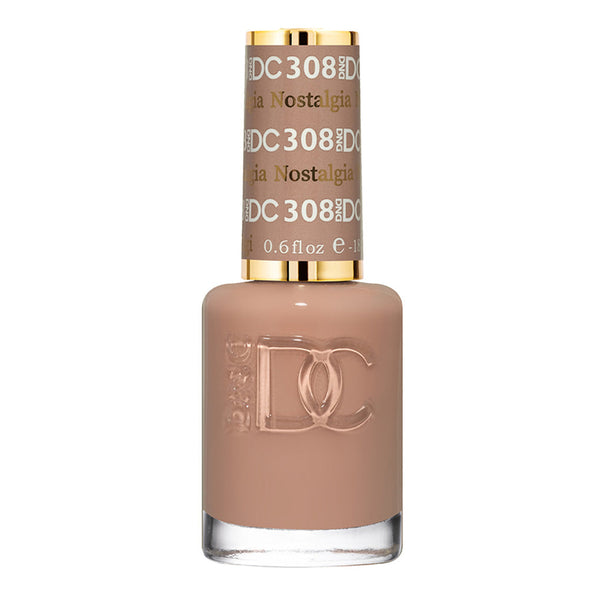 DND DC Nail Lacquer - 308 Brown Colors - Nostalgia by DND DC sold by DTK Nail Supply