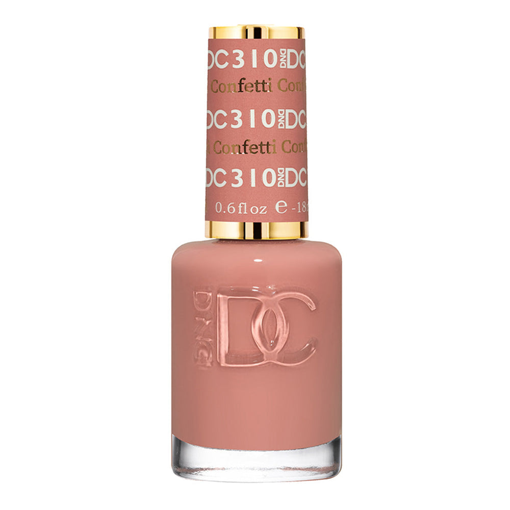 DND DC Nail Lacquer - 310 Blush Colors - Confetti by DND DC sold by DTK Nail Supply