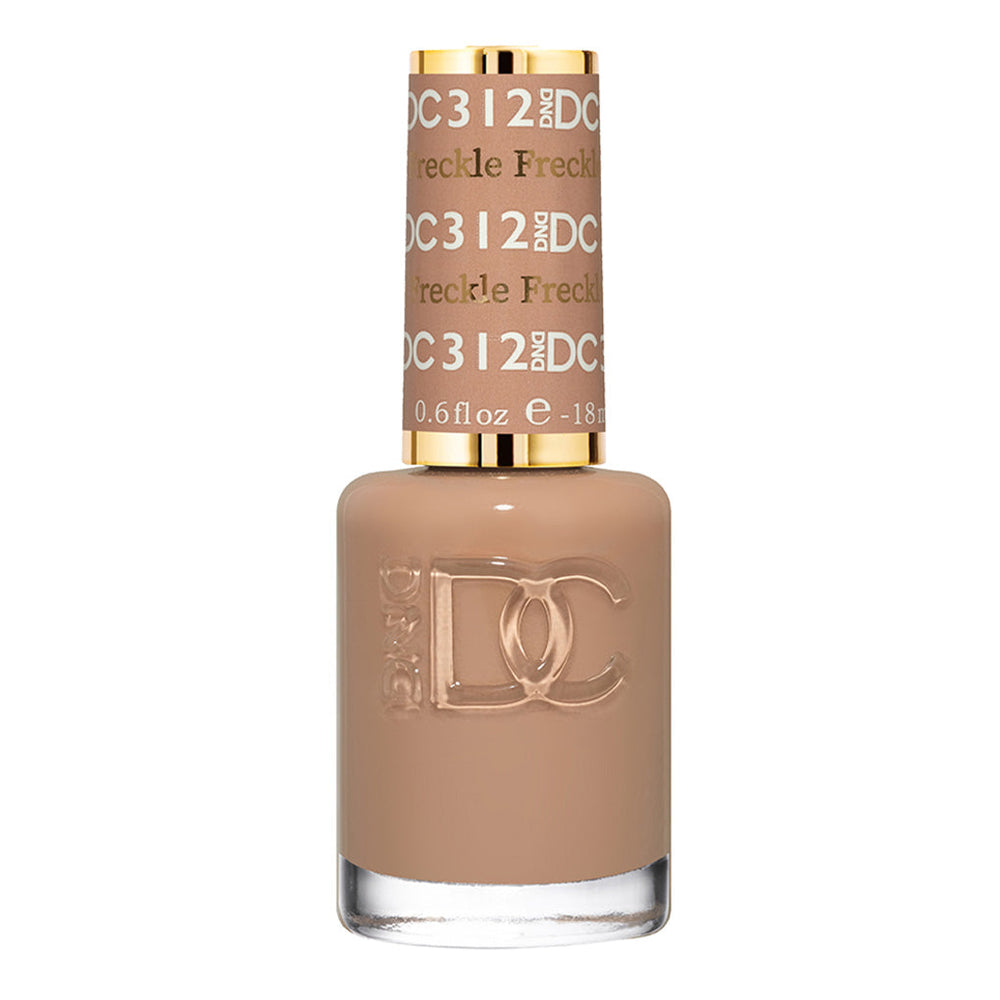 DND DC Nail Lacquer - 312 Brown Colors - Freckle by DND DC sold by DTK Nail Supply