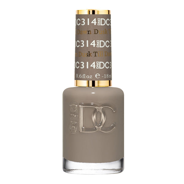 DND DC Nail Lacquer - 314 Gray Colors - Dusk Till Dawn by DND DC sold by DTK Nail Supply