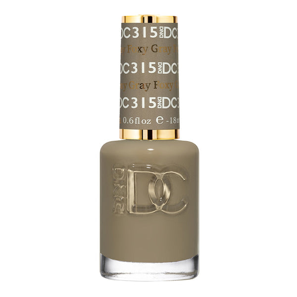 DND DC Nail Lacquer - 315 Moss Colors - Foxy Gray by DND DC sold by DTK Nail Supply