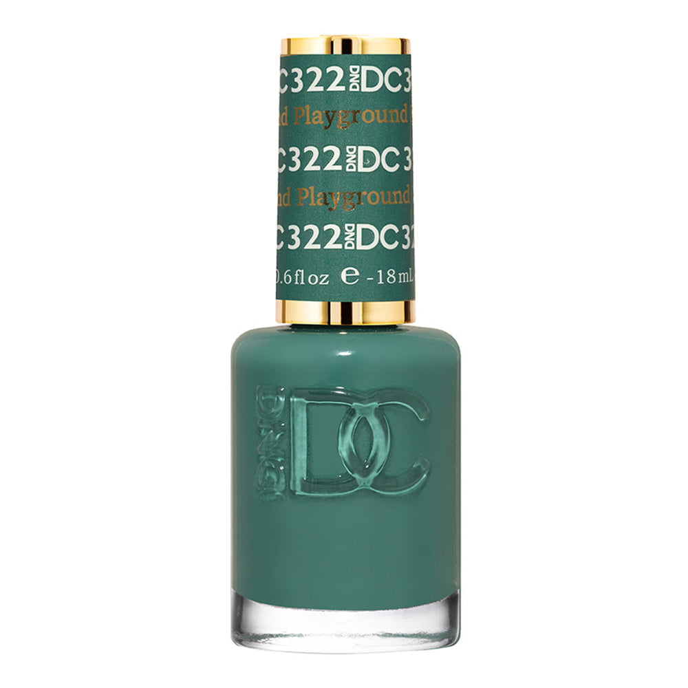 DND DC Nail Lacquer - 322 Green Colors - Playground by DND DC sold by DTK Nail Supply