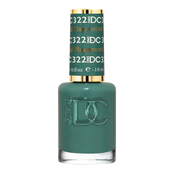 DND DC Nail Lacquer - 322 Green Colors - Playground by DND DC sold by DTK Nail Supply