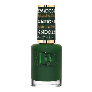 DND DC Nail Lacquer - 326 Green Colors - Nightrider by DND DC sold by DTK Nail Supply