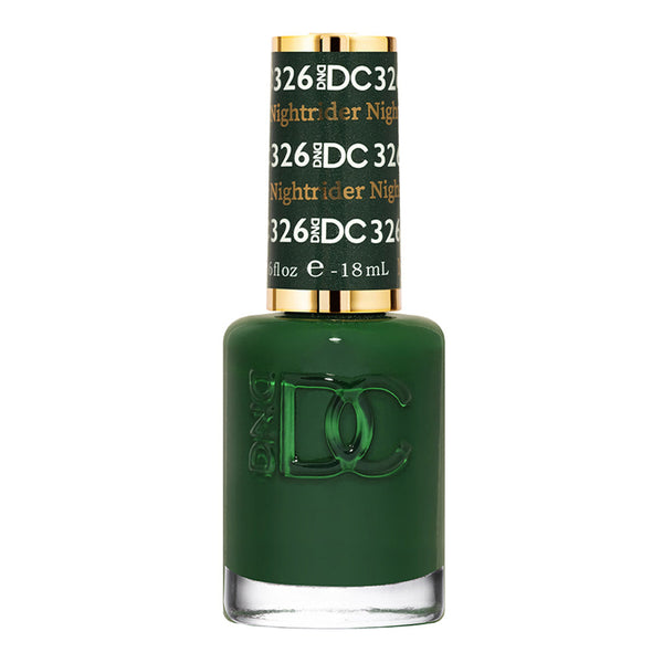 DND DC Nail Lacquer - 326 Green Colors - Nightrider by DND DC sold by DTK Nail Supply