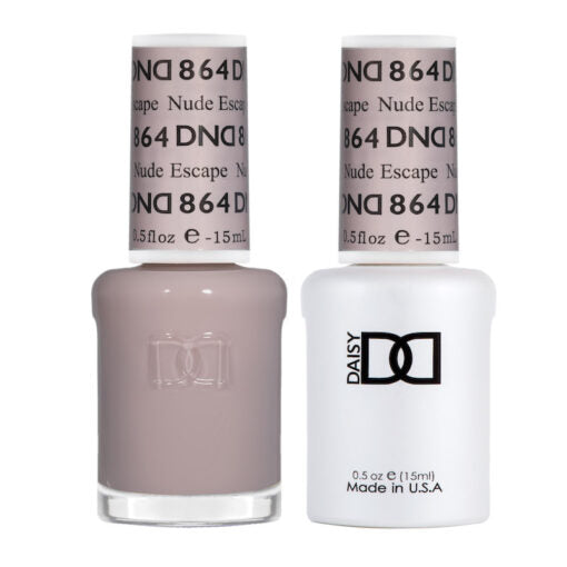 DND Gel Nail Polish Duo - 864 Nude Escape