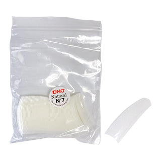  DND Natural Tip #7: 50pcs/bag by DND - Daisy Nail Designs sold by DTK Nail Supply