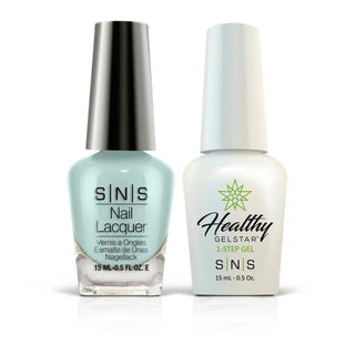  SNS Gel Nail Polish Duo - DR11 Be-Calm Fog - White, Gray Colors by SNS sold by DTK Nail Supply