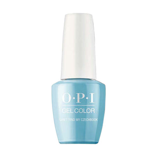  OPI Gel Nail Polish - E75 Can't Find My Czechbook - Blue Colors by OPI sold by DTK Nail Supply