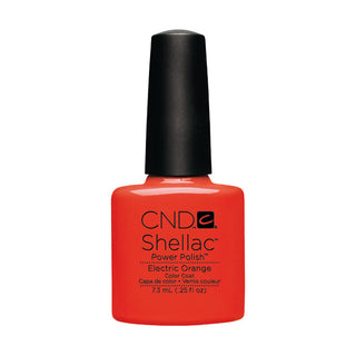  CND Shellac Gel Polish - 012CL Electric Orange - Orange Colors by CND sold by DTK Nail Supply