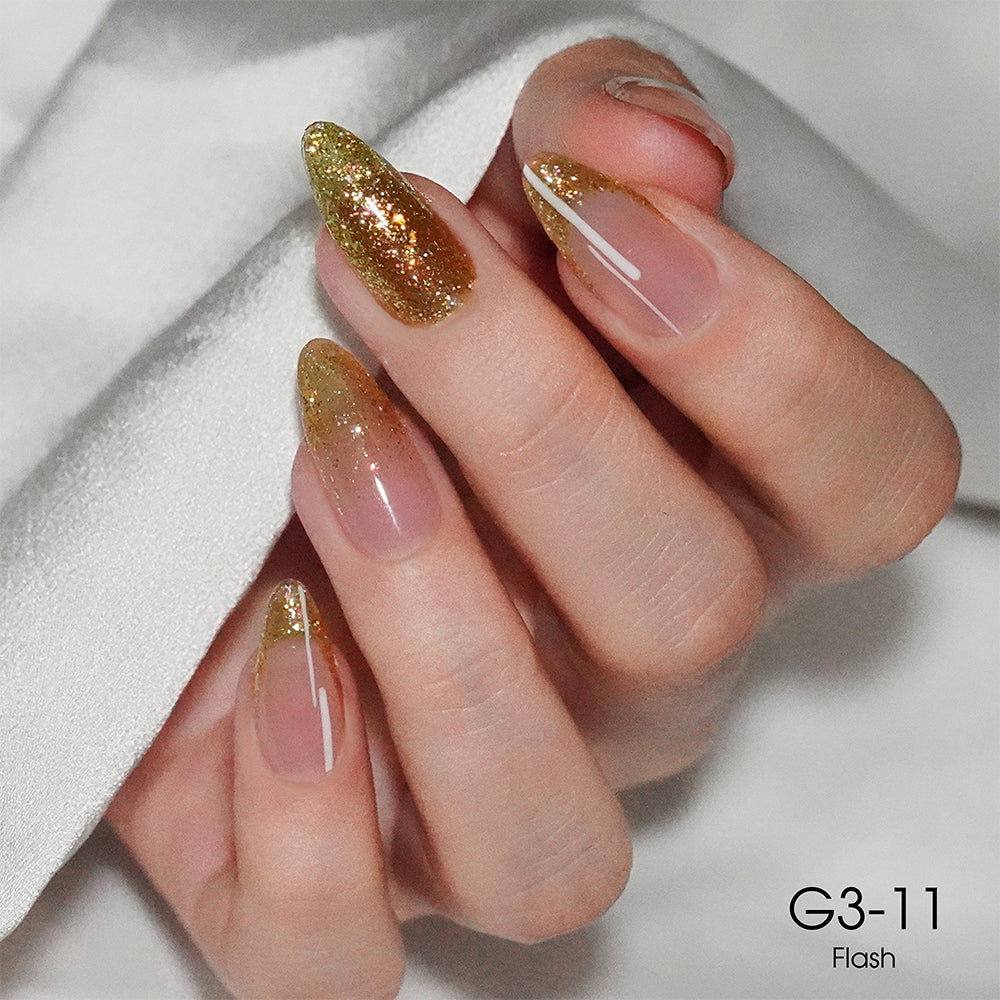 LAVIS Glitter G03 - 11 - Gel Polish 0.5 oz - Barbie Collection by LAVIS NAILS sold by DTK Nail Supply