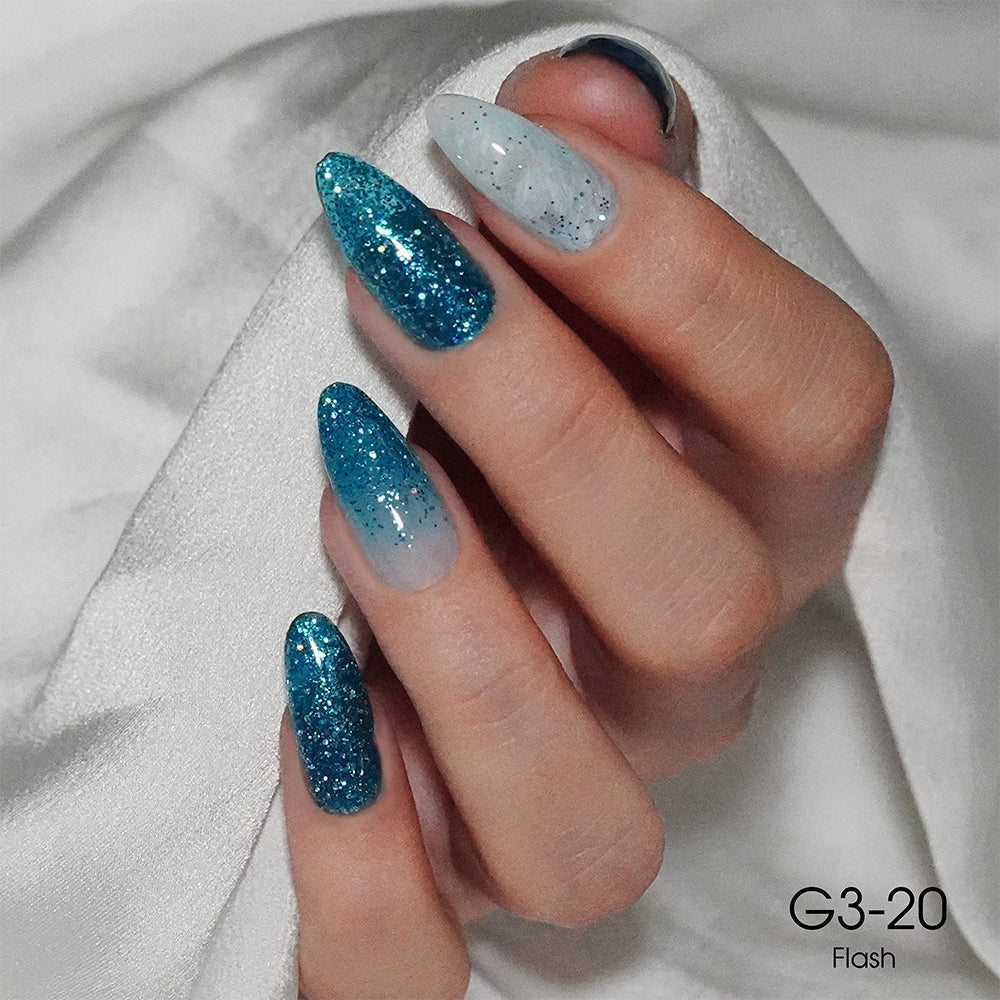 LAVIS Glitter G03 - 20 - Gel Polish 0.5 oz - Barbie Collection by LAVIS NAILS sold by DTK Nail Supply