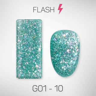  LAVIS Glitter G01 - 10 - Gel Polish 0.5 oz - Galaxy Collection by LAVIS NAILS sold by DTK Nail Supply