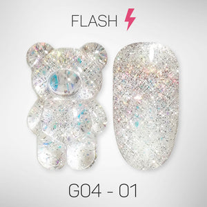 LAVIS Glitter G04 - 01 - Gel Polish 0.5 oz - Couture Collection by LAVIS NAILS sold by DTK Nail Supply