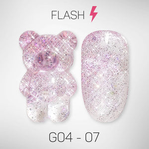 LAVIS Glitter G04 - 07 - Gel Polish 0.5 oz - Couture Collection by LAVIS NAILS sold by DTK Nail Supply