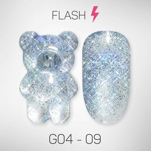 LAVIS Glitter G04 - 09 - Gel Polish 0.5 oz - Couture Collection by LAVIS NAILS sold by DTK Nail Supply