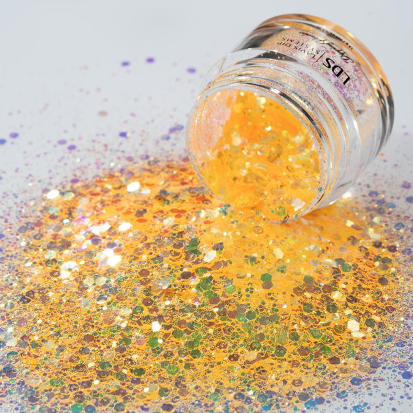 LDS Holographic Chunky Glitter Nail Art - 0.5oz DGL05 by LDS sold by DTK Nail Supply