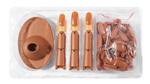 Brown Mechanical False Finger - With Base by OTHER sold by DTK Nail Supply