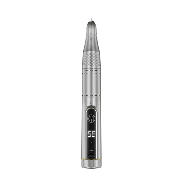 Portable Cordless Electric Nail Drill 35000RPM - Silver by OTHER sold by DTK Nail Supply