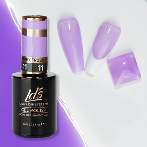 Jelly Gel Polish Colors - LDS 11 Mulberry Frost - Nude Collection by LDS sold by DTK Nail Supply