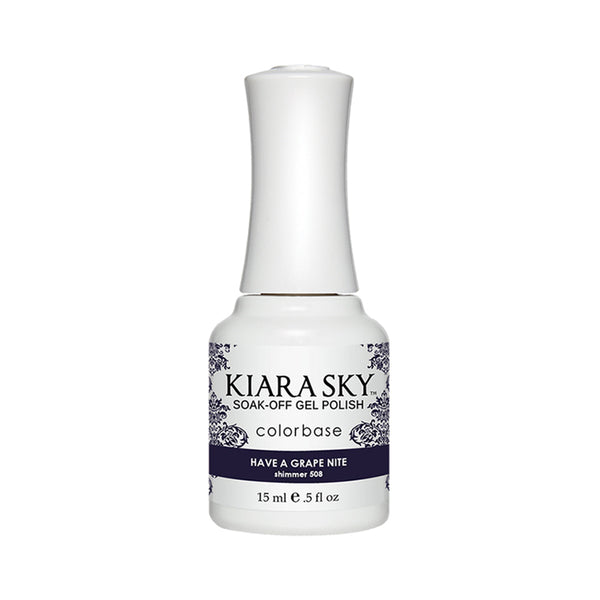 Kiara Sky Gel Polish 508 - Purple Colors - Have a Grape Nite by Kiara Sky sold by DTK Nail Supply