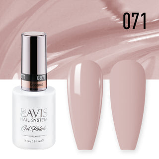  Lavis Gel Polish 071 - Beige Colors - Coconut by LAVIS NAILS sold by DTK Nail Supply