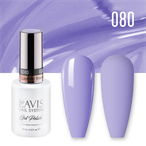 Lavis Gel Nail Polish Duo - 080 Lavender Blossom by LAVIS NAILS sold by DTK Nail Supply