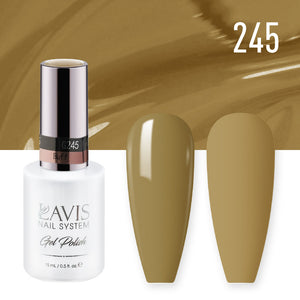 Lavis Gel Polish 245 - Yellow Colors - Buff by LAVIS NAILS sold by DTK Nail Supply