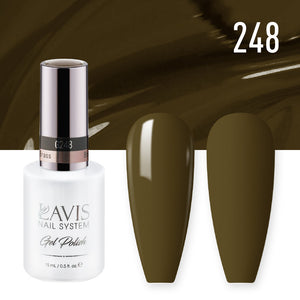 Lavis Gel Polish 248 - Moss Colors - Brass by LAVIS NAILS sold by DTK Nail Supply