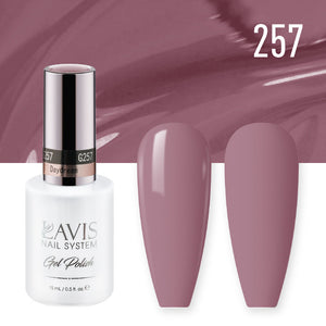 Lavis Gel Polish 257 - Mauve Colors - Daydream by LAVIS NAILS sold by DTK Nail Supply