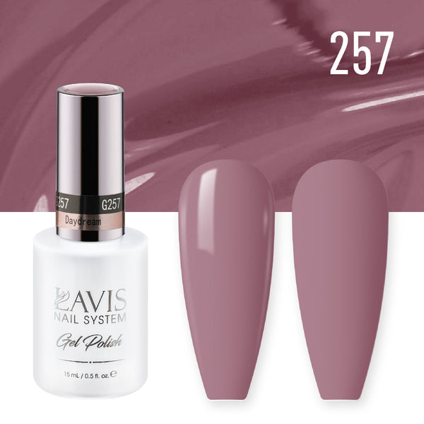 Lavis Gel Polish 257 - Mauve Colors - Daydream by LAVIS NAILS sold by DTK Nail Supply