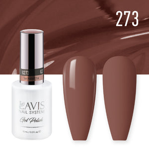 Lavis Gel Polish 273 - Vintage Rose Colors - Terracotta by LAVIS NAILS sold by DTK Nail Supply