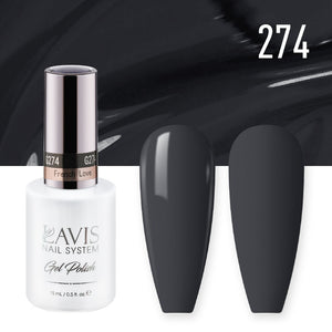 Lavis Gel Polish 274 - Gray Colors - French Love by LAVIS NAILS sold by DTK Nail Supply