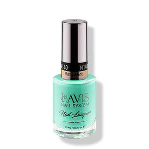 LAVIS Nail Lacquer - 140 Retro Mint - 0.5oz by LAVIS NAILS sold by DTK Nail Supply