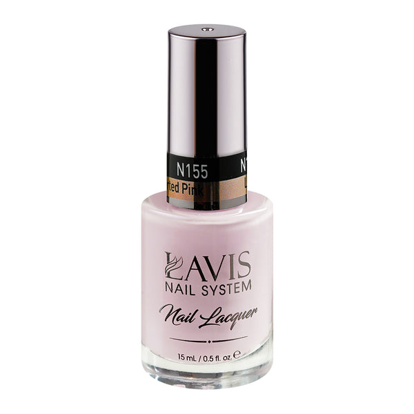 LAVIS Nail Lacquer - 155 Lighthearted Pink - 0.5oz by LAVIS NAILS sold by DTK Nail Supply