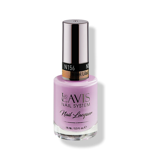 LAVIS Nail Lacquer - 156 Novel Lilac - 0.5oz by LAVIS NAILS sold by DTK Nail Supply