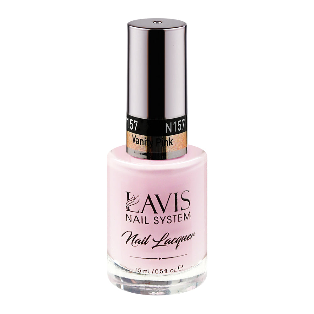 LAVIS Nail Lacquer - 157 Vanity Pink - 0.5oz by LAVIS NAILS sold by DTK Nail Supply