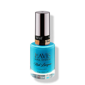 LAVIS Nail Lacquer - 168 Major Blue - 0.5oz by LAVIS NAILS sold by DTK Nail Supply