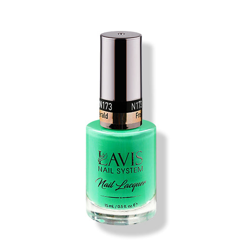 LAVIS Nail Lacquer - 173 Frosted Emerald - 0.5oz by LAVIS NAILS sold by DTK Nail Supply