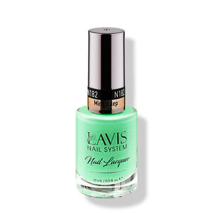 LAVIS Nail Lacquer - 182 Mint Julep - 0.5oz by LAVIS NAILS sold by DTK Nail Supply