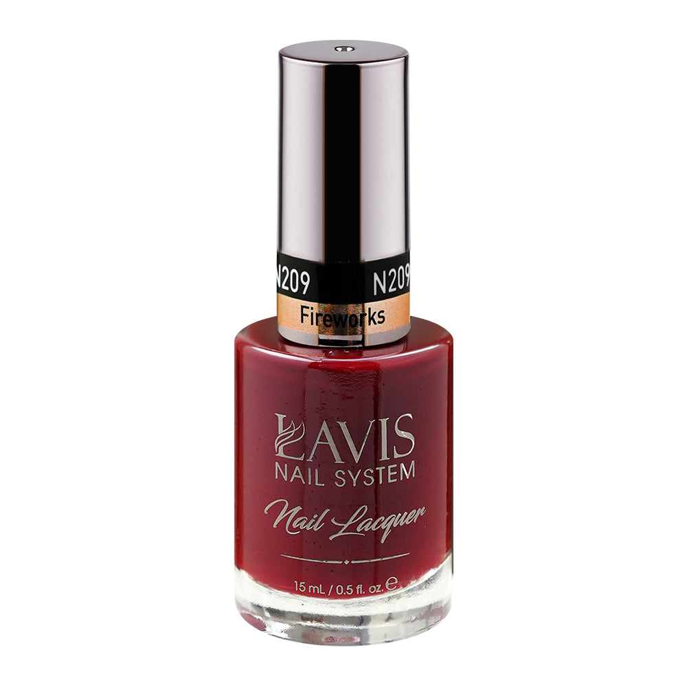 LAVIS Nail Lacquer - 209 Fireworks - 0.5oz by LAVIS NAILS sold by DTK Nail Supply