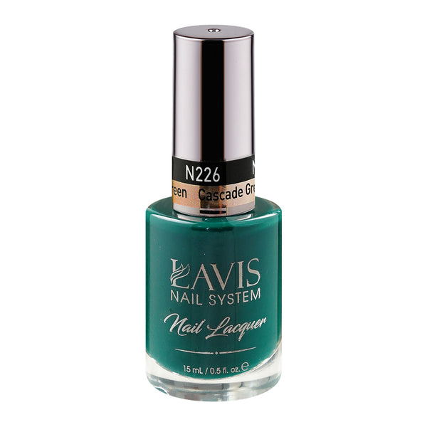 LAVIS Nail Lacquer - 226 Cascade Green - 0.5oz by LAVIS NAILS sold by DTK Nail Supply