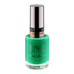 LAVIS Nail Lacquer - 227 Lucky Green - 0.5oz by LAVIS NAILS sold by DTK Nail Supply