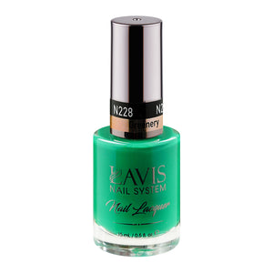 LAVIS Nail Lacquer - 228 Greenery - 0.5oz by LAVIS NAILS sold by DTK Nail Supply