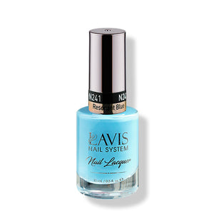 LAVIS Nail Lacquer - 241 (Ver 2) Resonant Blue - 0.5oz by LAVIS NAILS sold by DTK Nail Supply