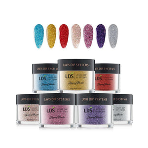 LDS Sparkle Collection 1.5oz/ea - 159, 160, 161, 162, 163, 164, 165 by LDS sold by DTK Nail Supply