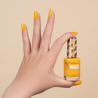  LDS Gel Nail Polish Duo - 011 Yellow Colors - Mellow Yellow by LDS sold by DTK Nail Supply