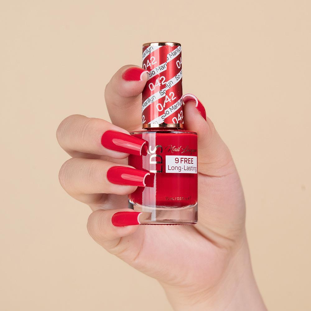 LDS 3 in 1 - 042 So Marilyn - Dip, Gel & Lacquer Matching by LDS sold by DTK Nail Supply